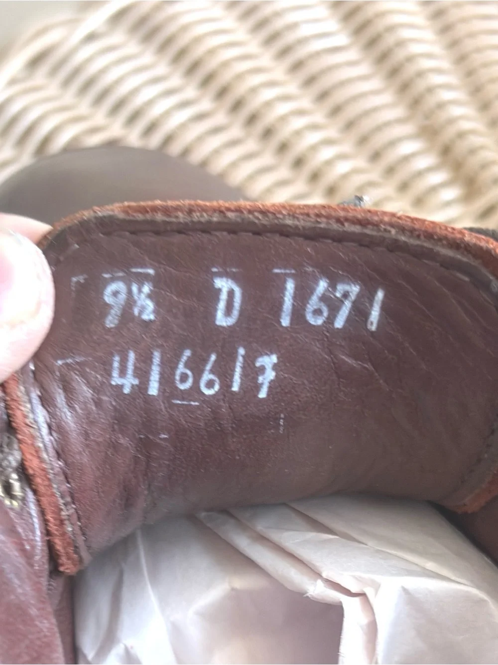 Allen Edmonds Overlord Brown Kudu Leather Oxford Shoes Men Size 9.5D